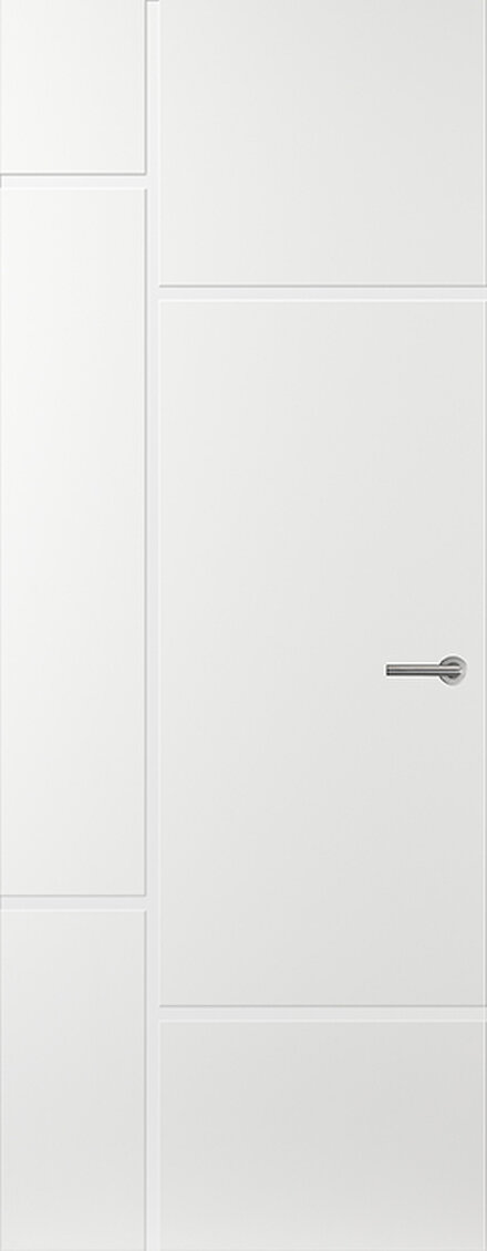 Svedex Front FR550 VLG07 RAL 9010 Alpine Wit 88x211.5 Opdek Links of Rechts Loopslot of WC-Slot